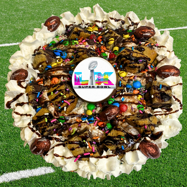 Super Bowl Ice Cream or Frozen Yogurt Pie