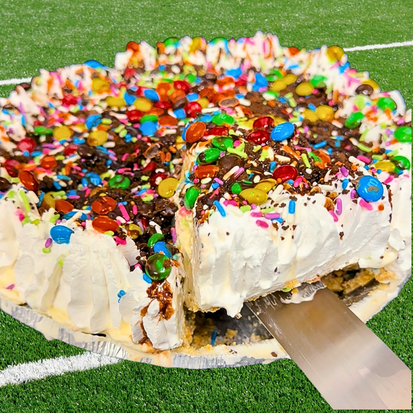 Super Bowl Ice Cream or Frozen Yogurt Pie