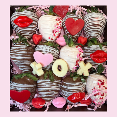 Chocolate Covered Strawberries Gift Box