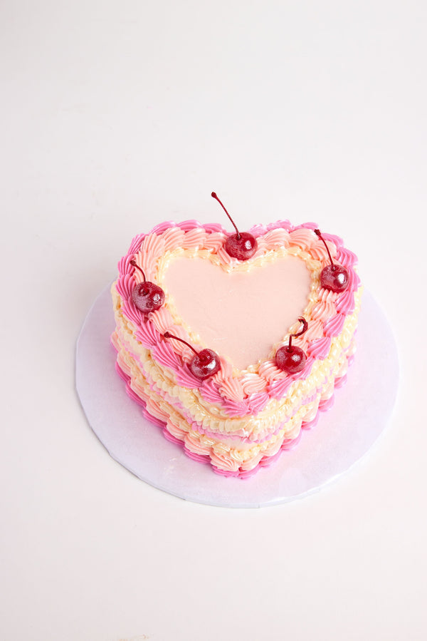 Fancy Heart Cake